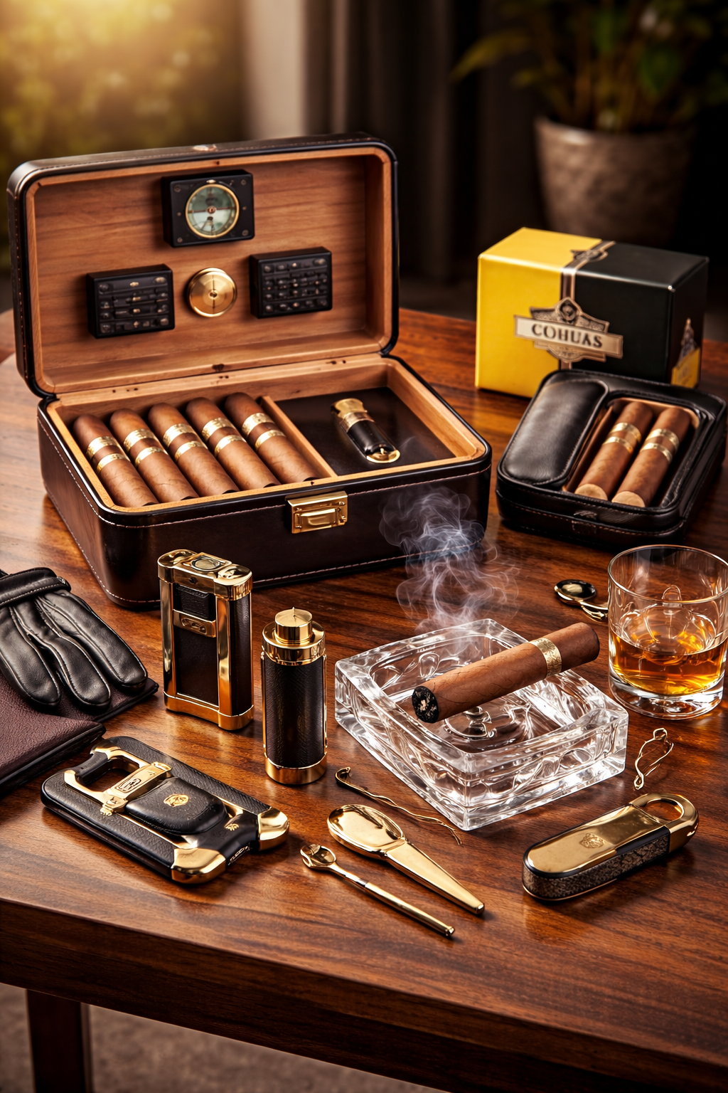 Golf Travel Cigar Cases – Portable Humidors for Golfers