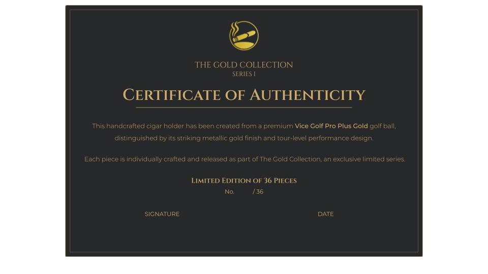 Suport pentru trabucuri de golf cu TEE 